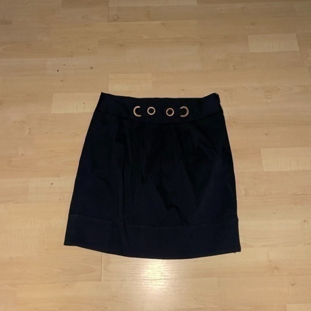 NWT Armani exchange AX mini skirt dark navy size 4 - Picture 3 of 9